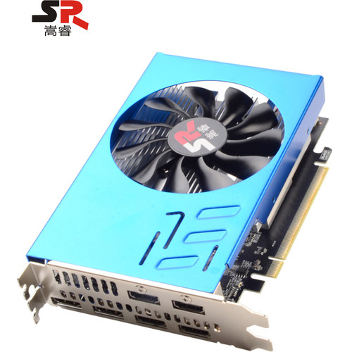嵩睿多屏显卡6屏RX5700XT/5600XT/RX580/R7350炒股期货拼接锁屏版 - 图1