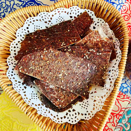 牛上皇青海风干牦牛肉干香辣手撕麻辣牛肉风干大块长条500g - 图3