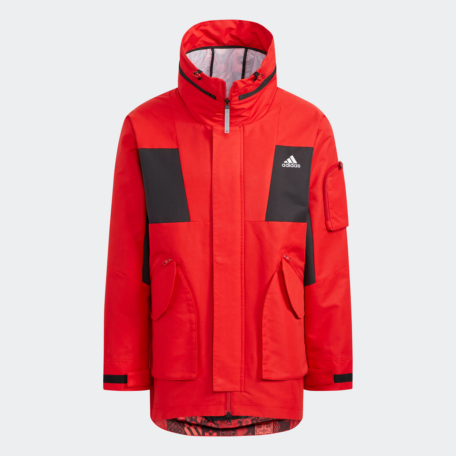 Adidas/阿迪达斯正品CNY新年款男子运动保暖茄克外套HC0276 - 图0