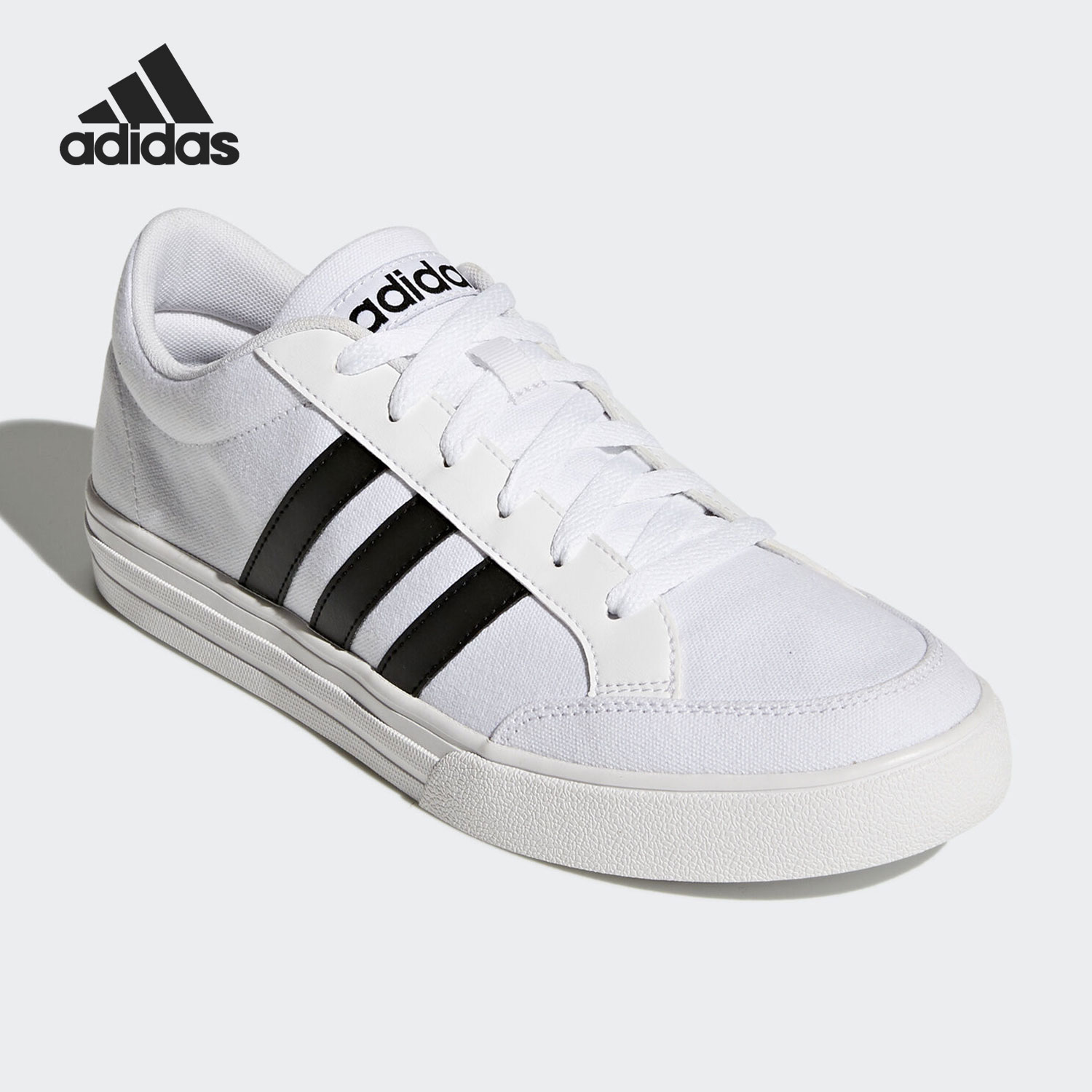 Adidas/阿迪达斯正品新款VS SET男女系带休闲板鞋AW3889 BC0130-图1