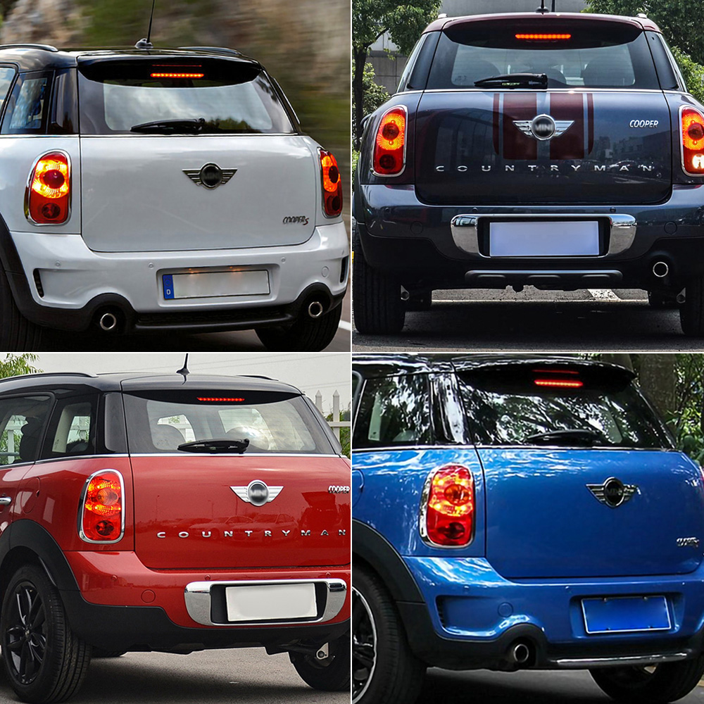 适用06-19宝马迷你MINI Cooper R56 R60改LED高位刹车灯防追尾灯-图2