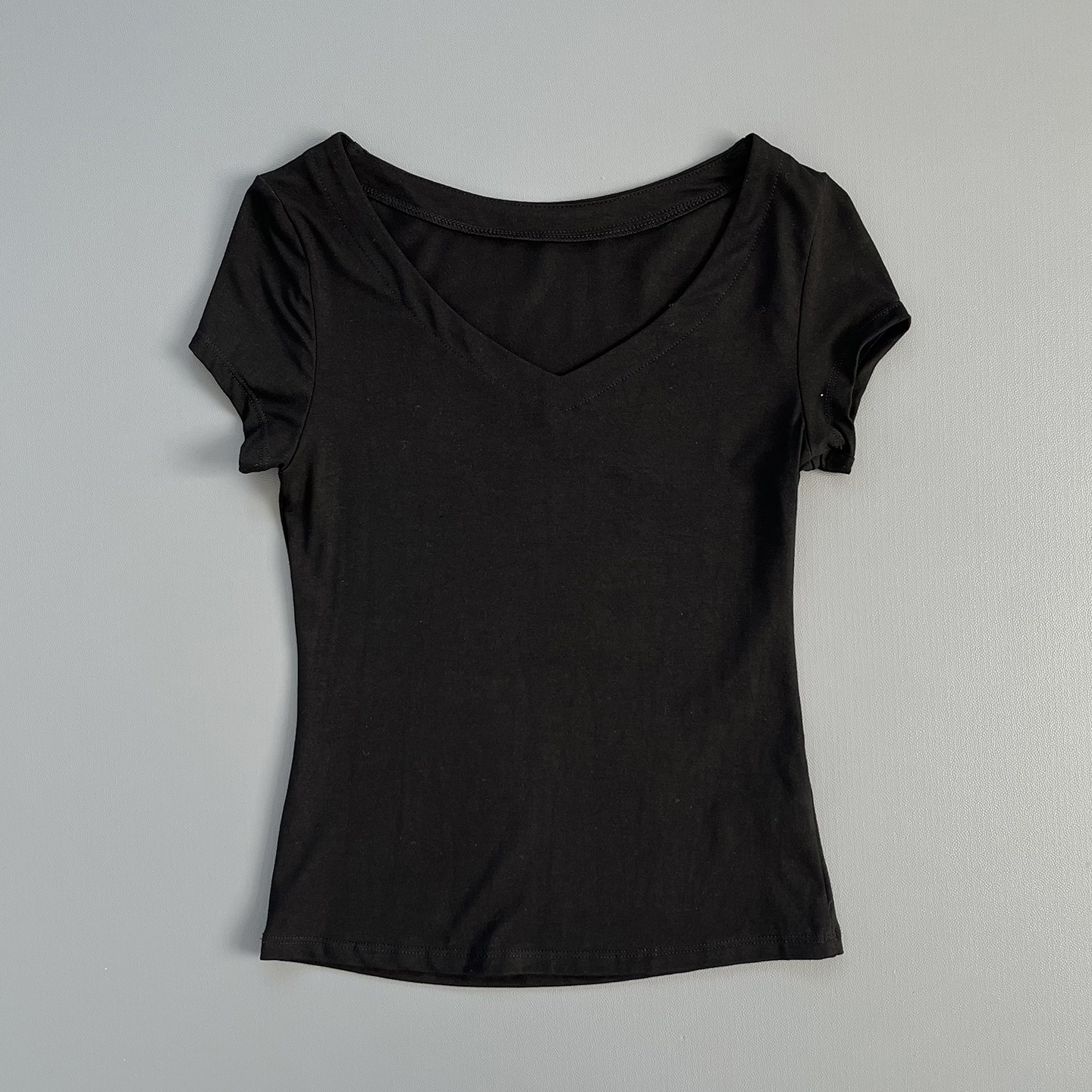 2026新款肯豆运动上衣女V领T恤修身显瘦速干短袖跑步健身瑜伽服,淘宝优惠券,粉丝福利购,淘宝优惠卷