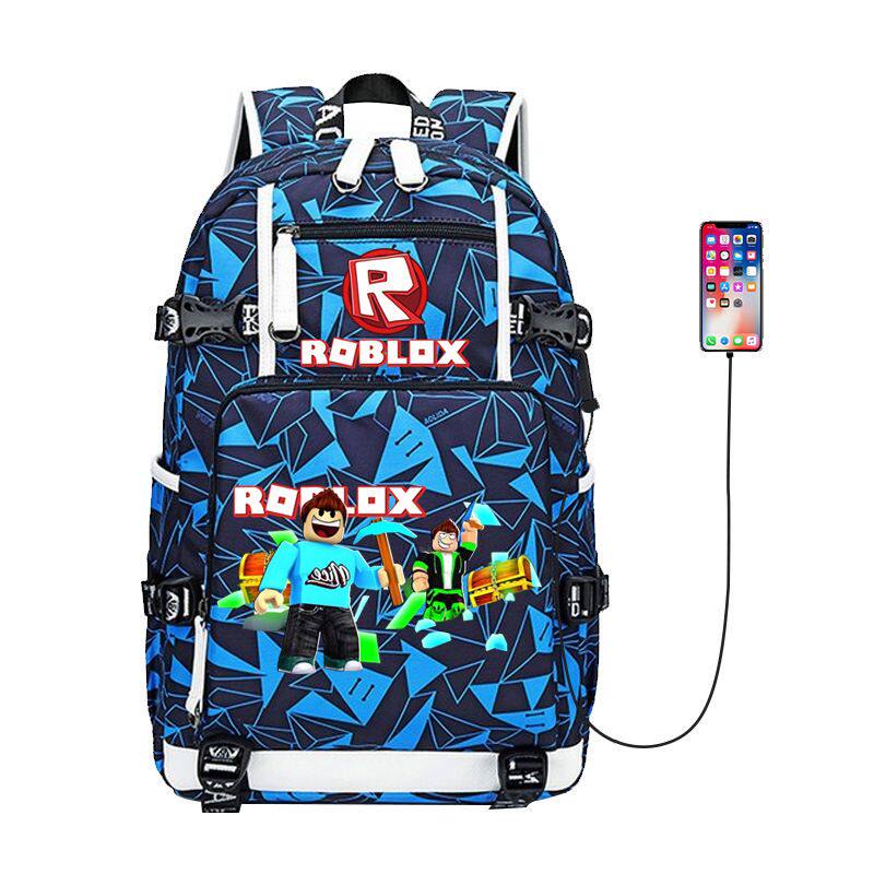 Roblox书包罗布乐思社交网络游戏周边中小学生背包男女双肩包
