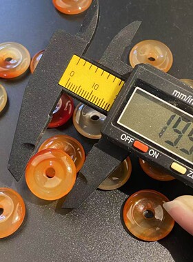 2026天然冰飘红玛瑙平安扣16-25mm红冰润圆环DIY发簪手链项链配件