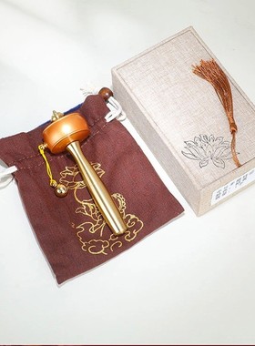 2026藏式随身手持转金轮小手摇转金筒文殊绿度母微缩胶卷便携藏族