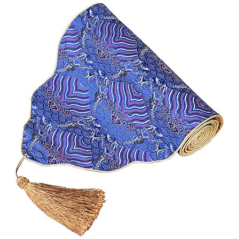 尚言坊云锦桌旗茶道布艺中式禅意茶席茶垫茶桌布茶几垫子茶具配件,淘宝优惠券,粉丝福利购,淘宝优惠卷