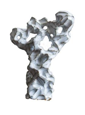 陶瓷太湖石假山装饰品 新中式家居客厅书房博古架禅意摆件工艺品