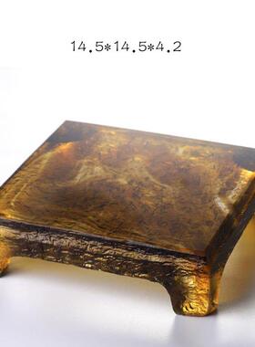 龙岩琉璃底座摆件居家客厅敦煌药师佛供奉礼佛供佛台座中式琉璃座