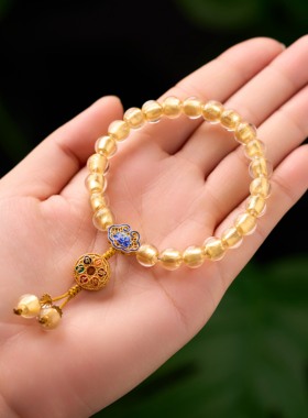 金箔琉璃古风庙庙女手串