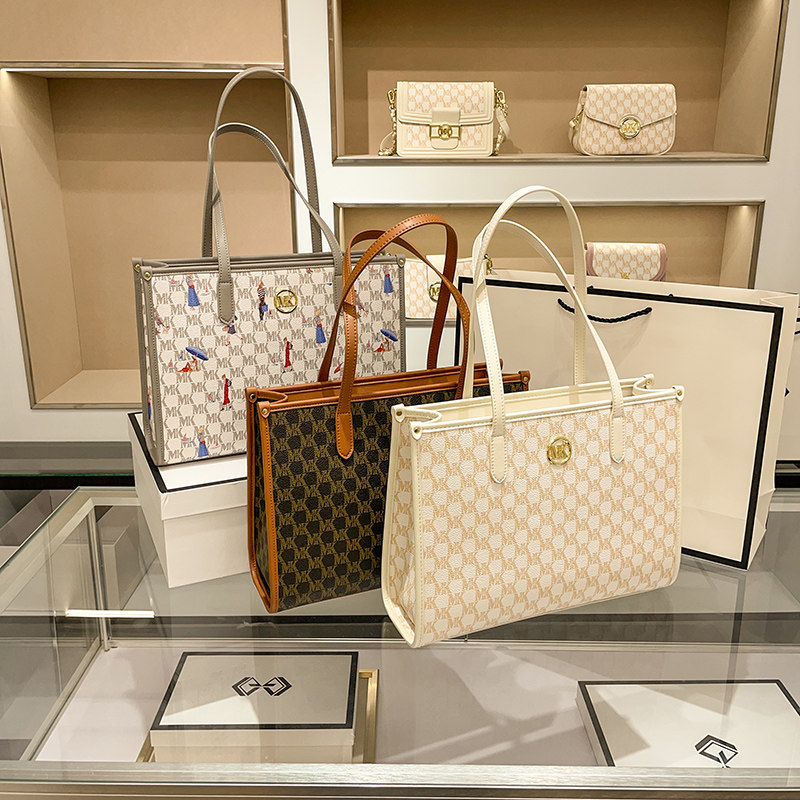 mk女夏2021新款潮小众上课托特包 惠派旗舰女士包袋