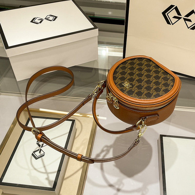 mk 2021新款潮圆饼包秋冬小圆包包 惠派旗舰女士包袋