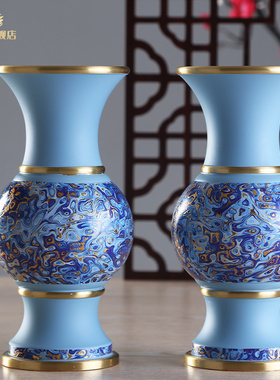 纯铜香炉花瓶摆件供佛用品