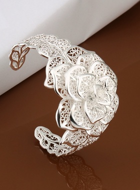 925 Sterling Silver jewelry bangle Hot engagement jewelry