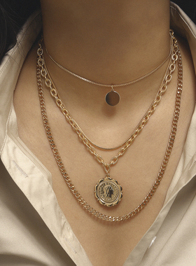 Punk Miami Cuban Choker Necklace Steampunk Men Jewelry