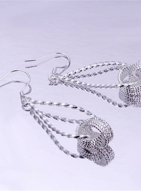 925 Silver Color for women drop earrings Special explosion
