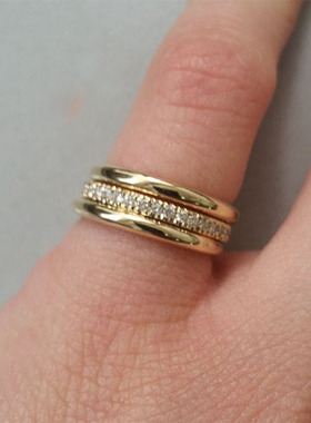 2023 NEW Fashion Wedding Ring For Women Micro Paved Cubiz