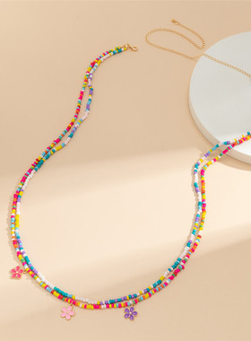 New 2Pcs/Set Bohemian Colorful Beaded Waist Chain for Women