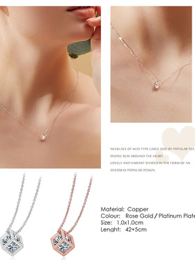 Top Quality Fashion Crown Pendant Necklace for Women Retro