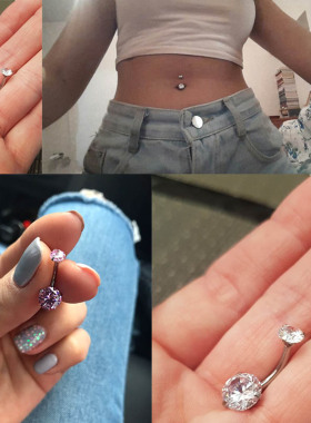 Titanium Earrings Ear Nail Belly Button Rings Navel Piercin