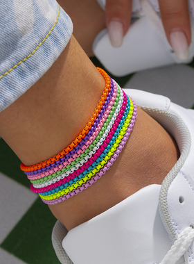 2022 Trendy Creative Statement Unique Colorful Metal Short