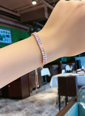 New Korean Shiny AAA Cubic Zirconia Bracelets For Female