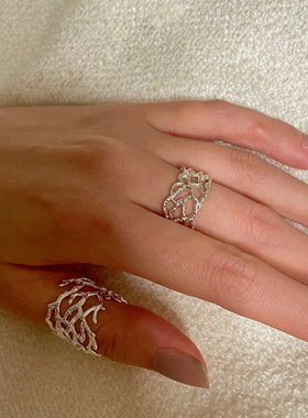 S925 Silver Rings for Women Geometry Creative Minimalist