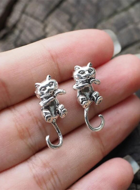 Cute Frog Earrings For Women Girls Animal Gothic Stud