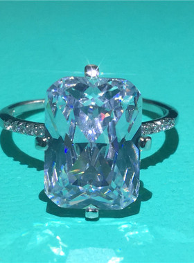 Handmade Female ring 925 Sterling silver Flower cut 6ct