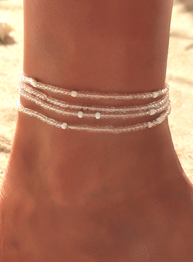 Bohemia Beads Ankle Bracelet Body Jewelry Summer Handmade