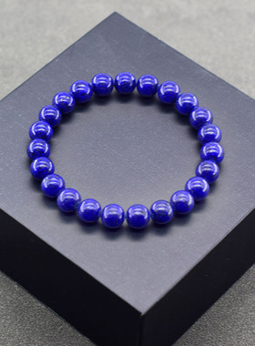 Natural Stone Bracelet 6 8 10mm Bead Lapis Lazuli Stone