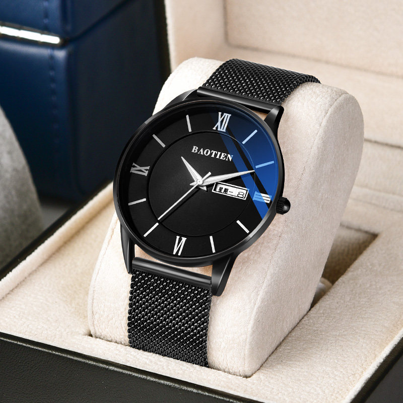 刻字进口机芯男女防水概念韩版手表 宝缇恩国产腕表