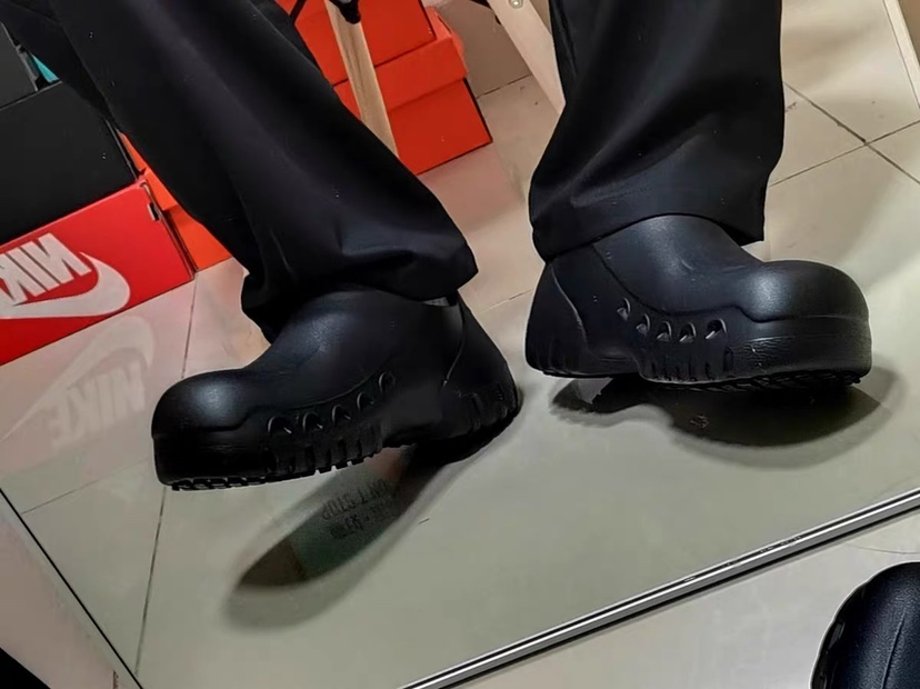 厨师鞋男防滑鞋防水防油厨房鞋子工作鞋酒店护士鞋FunTownShoes - 图2