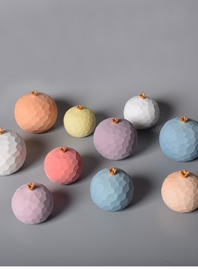 莫兰迪陶瓷仿真文艺风办公桌摆件