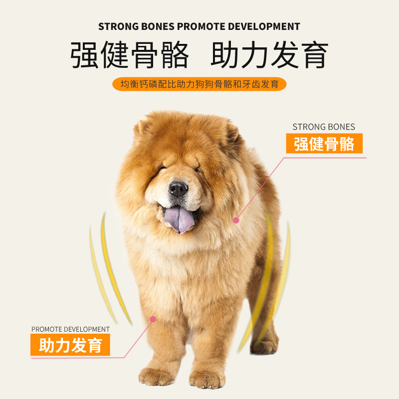 松狮犬专用狗粮10kg成犬中大型犬通用松狮幼犬狗粮20斤美毛去泪痕优惠券