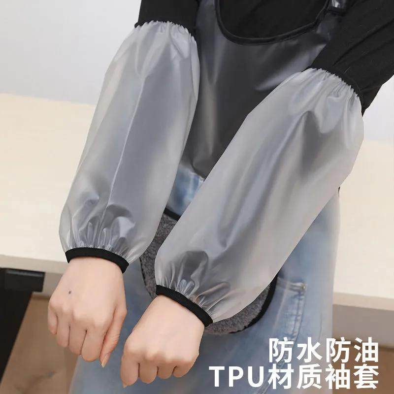 软皮袖套防水防油耐脏厨房专用套袖工作上班水产干活耐磨男女护袖,淘宝优惠券,粉丝福利购,淘宝优惠卷