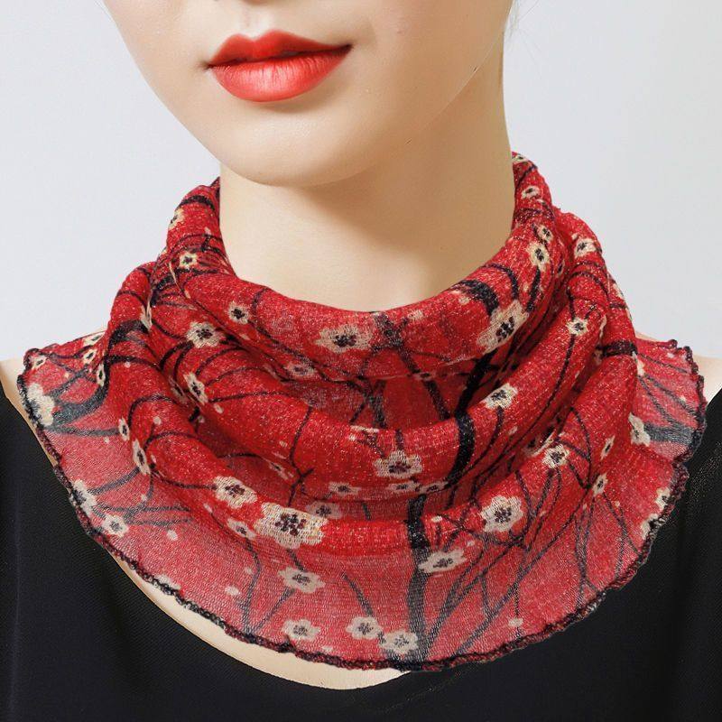 夏季防晒面纱女薄款遮全脸护颈小围脖挂耳护脖子套头纱巾百搭围巾,淘宝优惠券,粉丝福利购,淘宝优惠卷