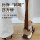 ໄມ້ແຂງ shoehorn ຍາວ handles ໃນຄົວເຮືອນ walnut ເກີບໃສ່ເກີບສໍາລັບແມ່ຍິງຖືພາໂດຍບໍ່ມີການໂຄ້ງລົງເທິງເຄື່ອງຍົກເກີບທີ່ຂະຫຍາຍດ້ວຍໄມ້