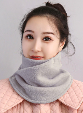 围脖女冬季防寒时尚百搭假领子护颈保暖加厚毛绒脖套脖子防风围巾