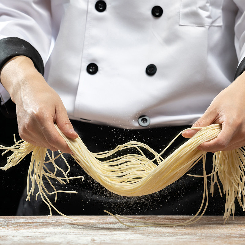 丝麦耘新疆面条麦芯挂面面条800gx3袋细面圆面网红拌面方便速食面