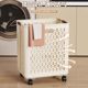 Dirty clothes basket household foldable large-capacity storage basket bathroom bathroom clothes basket practical and portable design