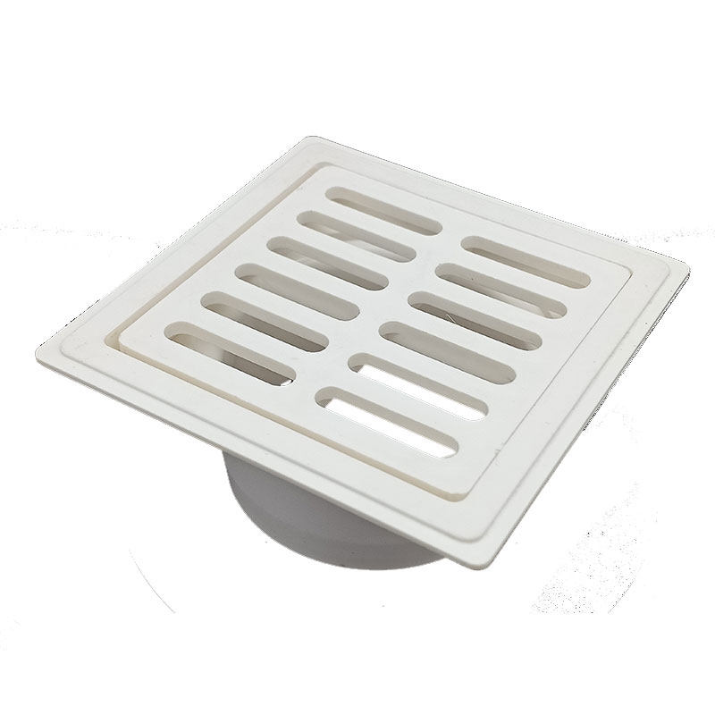 pvc方形地漏50 75加厚简易盖板排水快不堵塞家装工程地漏盖板用