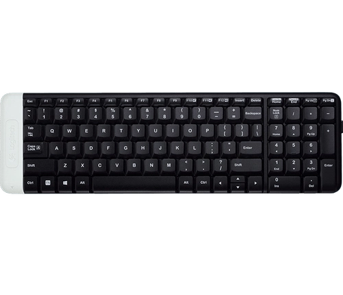 Беспроводная клавиатура Logitech K230 может быть заменена цветными раковинами, компактными, компактными, тихими и тонкими, набрать выделенные домашние игры USB