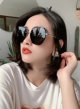 太阳镜女夏季防紫外线偏光眼镜大圆脸显瘦网红新款时尚韩版墨镜潮