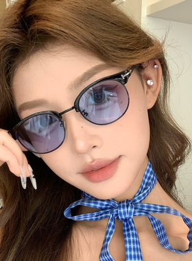 2025新款欧美复古小框墨镜女