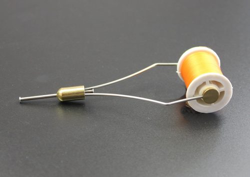 迈威毛钩绑制工具子弹头绕线器绑钩器缠线器10.5cm线轴夹03 - 图0