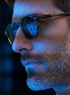 欧美风潮流时尚椭圆形复古高清偏光墨镜 钓鱼开车护眼户外太阳镜