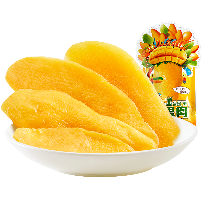 来伊份1号金芒芒果肉休闲品芒果干 金田食品芒果干