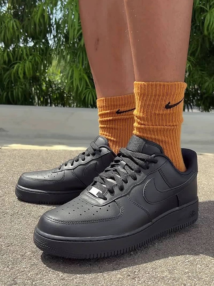 Nike Air Force 1耐克AF1空军一号黑武士低帮休闲板鞋CW2288-001-图0