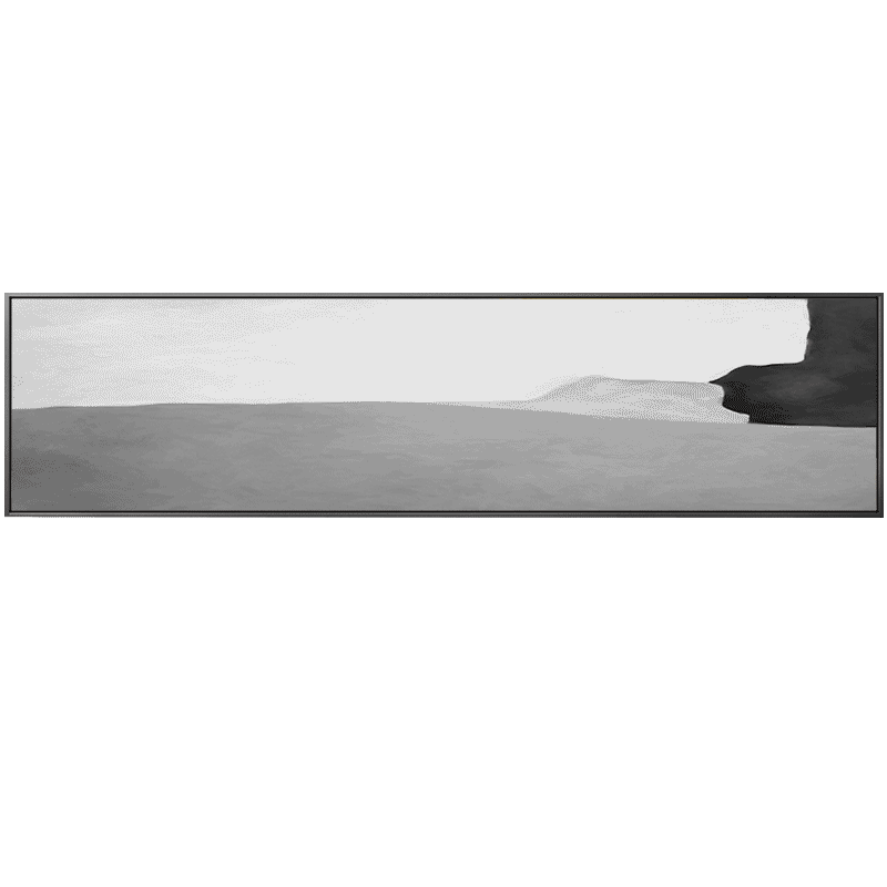 觅画现代简约卧室床头挂画经典黑白灰抽象几何沙发背景装饰画