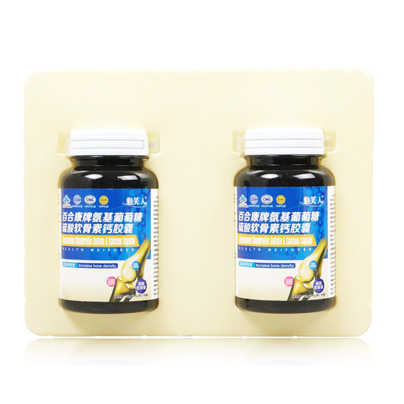魅芙人 百合康牌氨基葡萄糖硫酸软骨素钙胶囊120粒 中老年,淘宝优惠券,粉丝福利购,淘宝优惠卷